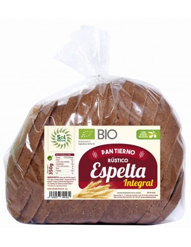 Pan Rustico De Espelta Integral Bio 350 G de Solnatural