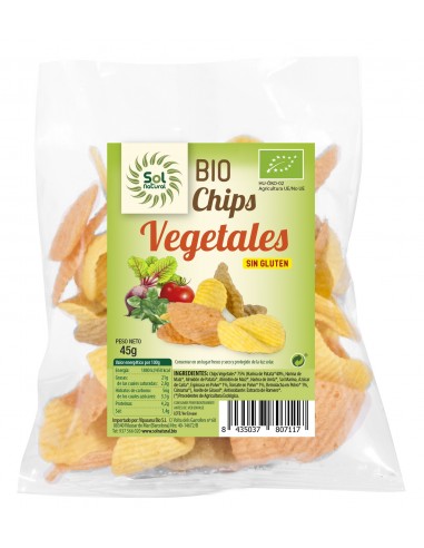 Chips De Vegetales Bio 45 G de Solnatural