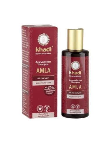 Champu Amla Volumen Y Brillo 210Ml. de Khadi