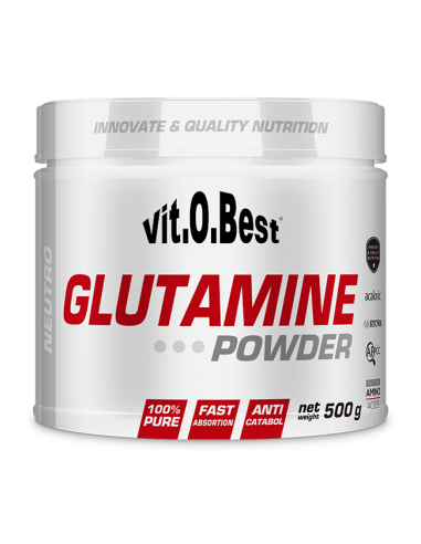 Glutamina+Bcaa Complex 500 Gr Sabor Limon de Vit.O.Best