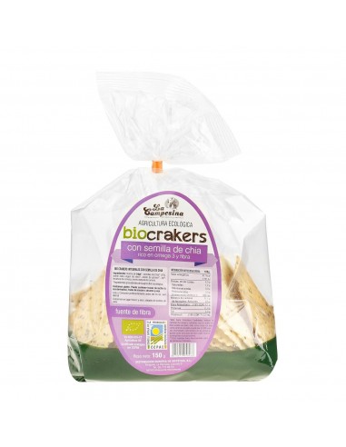 Bio Crackers Semillas Chia 150G de Campesina