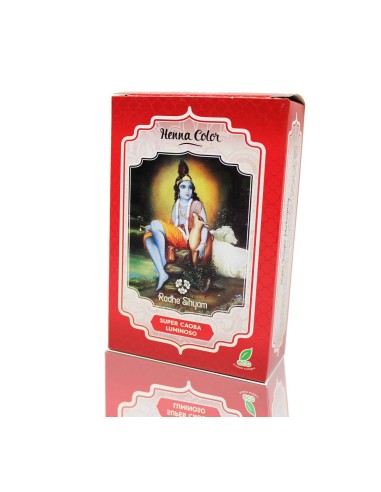 Henna Radhe Super Caoba Luminoso Polvo 100Gr de Radhe Shyam