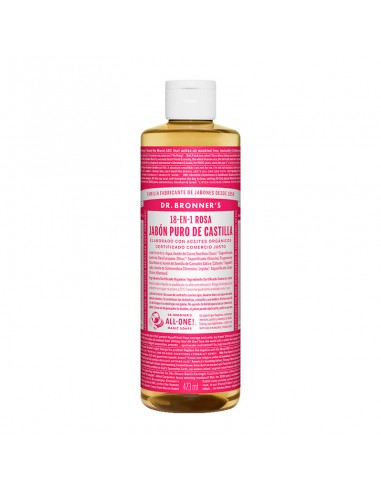 Jabon Liquido Rosas 475 Ml de Dr Bronners