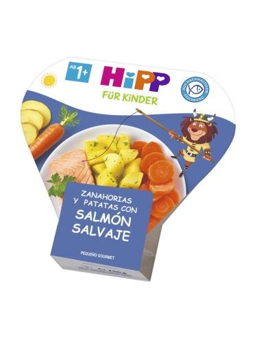 Zanahorias Y Patatas Con Salmon Salvaje 250Gr. de Hipp