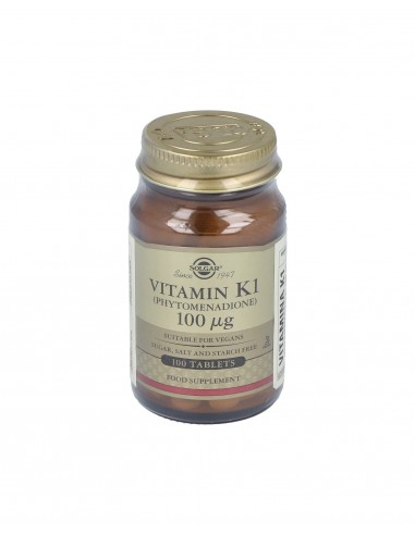 Vitamina K Natural 100Mcg. 100Comp.