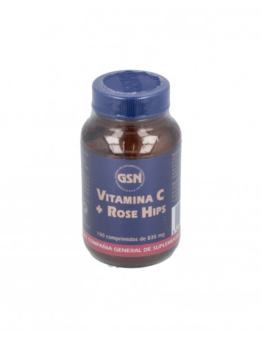 Vitamina C + Rose Hips 650Mg.Con Bioflav.Citr.100C