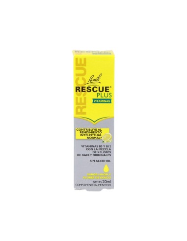 Rescue Plus Gotas Vitaminas 20Ml. Flores Bach