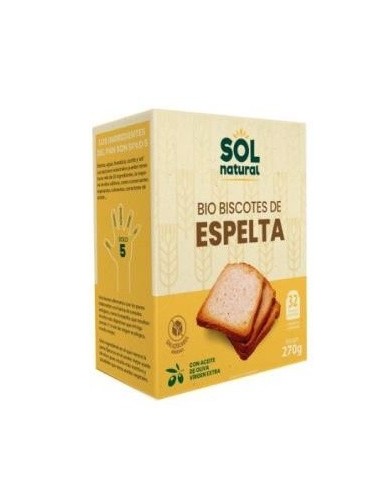 Biscotes De Espelta Caja 270Gr. Bio