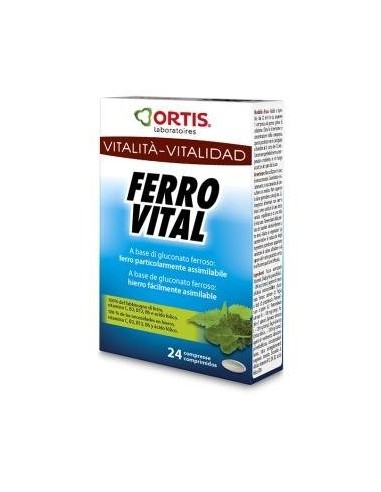 Ferro Vital 24 Comprimidos Ortis