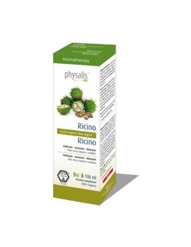 Aceite vegetal de ricino bio 100ml Physalis