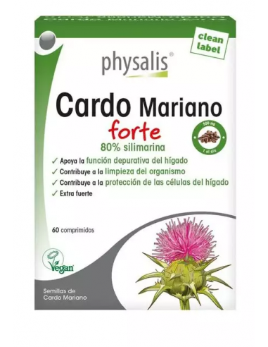 Cardo mariano forte 60 comprimidos Physalis