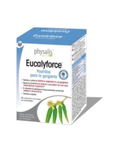 Eucalyforce 30 pastillas para la garganta Physalis