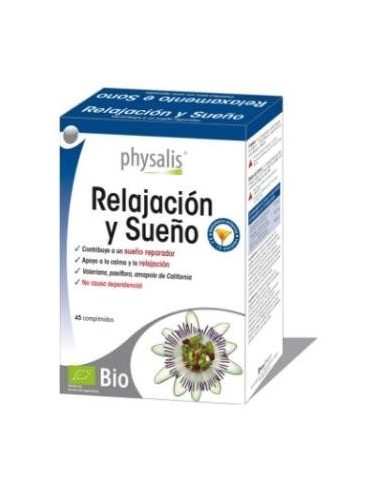 Relajacion y sueño bio 45 comprimidos Bio Physalis