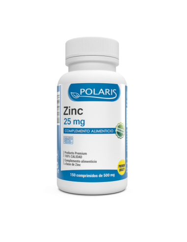 Zinc 25Miligramos 150 Comprimidos Polaris