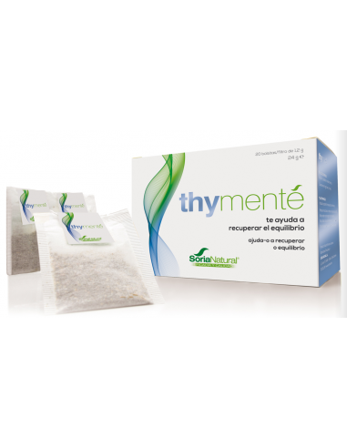 Thymente Infusion Tomillo, Menta Y Te 20S Sobres de Soria Natural