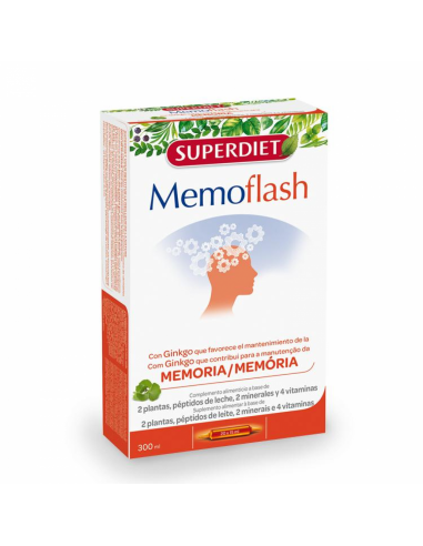 Memoflash Ampollas 20 Amp X 15Ml de Superdiet