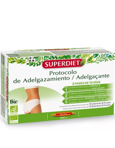 Protocolo Adelgazamiento 30X10 Amp 15Ml de Superdiet