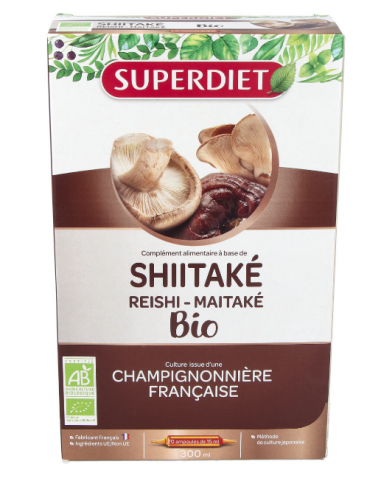 Shiitake+Maitake+Reishi Bio 20 Amp de Superdiet