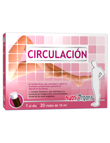 Nutriorgans Circulacion 20 Ampollas de Tongil