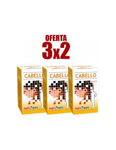 Pack 3X2 Nutriorgans Cabello 60Cap de Tongil..