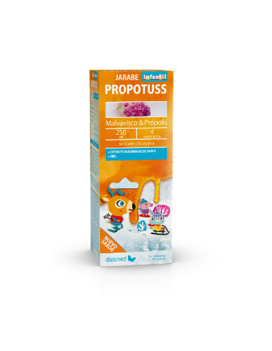 Pack 4x3 uds Propotuss Infantil Jarabe 250 Ml De Dietmed