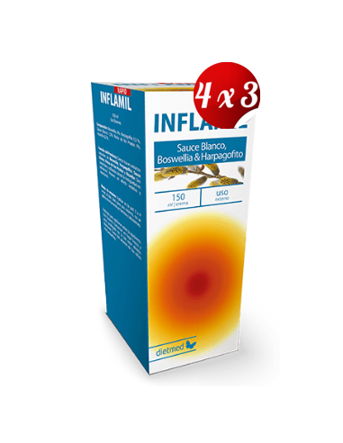 Pack 4x3 uds Inflamil Crema 150 Ml De Dietmed