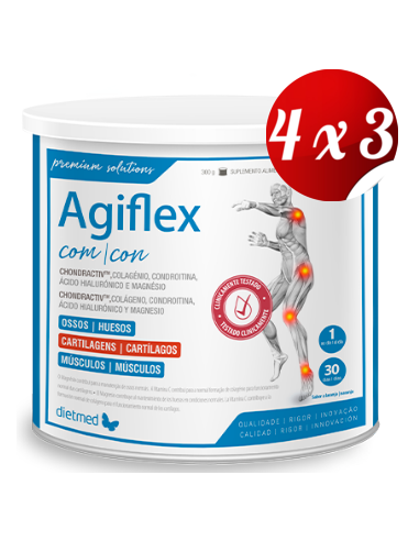 Pack 4x3 uds Agiflex Lata 300G De Dietmed