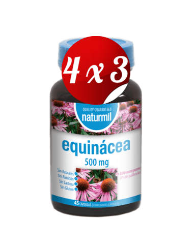 Pack 4x3 uds Equinácea 500 Mg 45 Capsulas De Dietmed