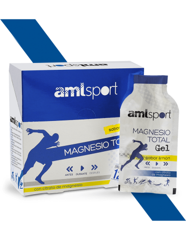 Magnesio Total Sabor Limon 12S SobresGel Amlsport de Ana Mar