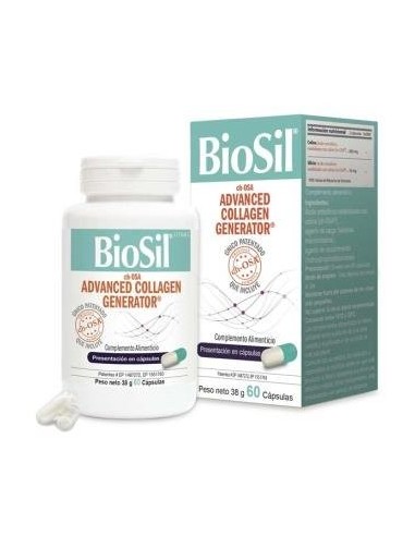 Biosil Generador De Colageno 60 Cápsulas  Biosil