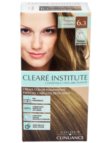 Colour Clinuance 6.3 Rubio Oscuro Dorado Delicados Cleare Institute