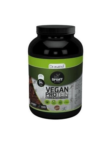 Proteina Vegetal Sabor Brownie 600G Sport Live Drasanvi