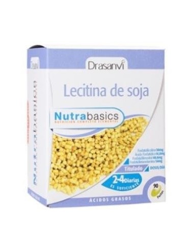 Lecitina Soja 540Mg Bote 90 Perlas Nutrabasicos Drasanvi