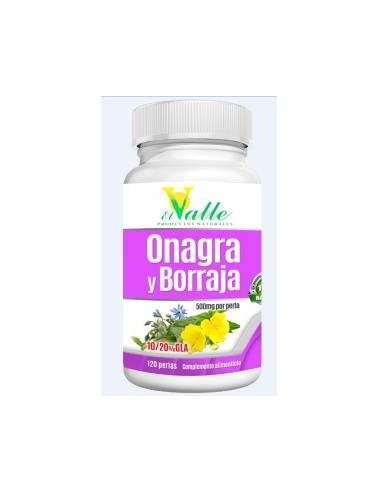 Aceite De Onagra-Borraja-Vit.E 120 Perlas El Valle