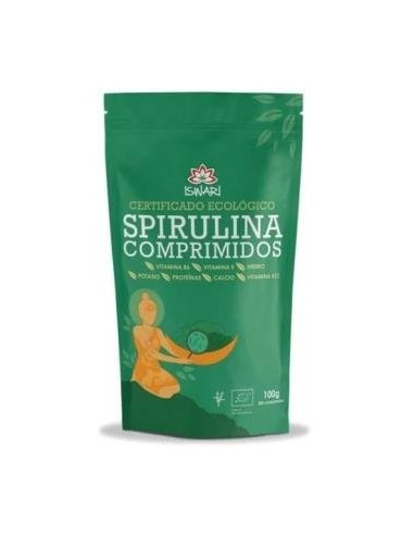 Spirulina Bio 200 Tabletas 100 Gr Es de Iswari