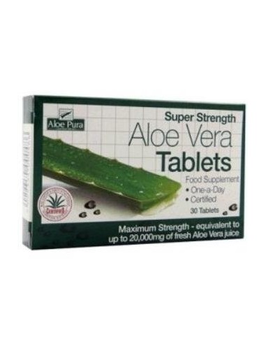 Aloe Vera Potencia Max.(Super Strength) 30 Comprimidos de Ma