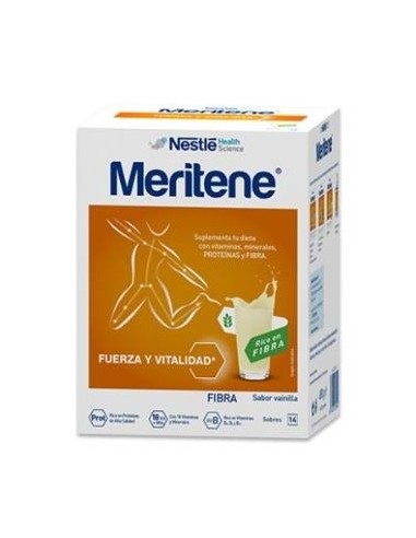 Meritene Fibra Vainilla 14 Sobres Meritene