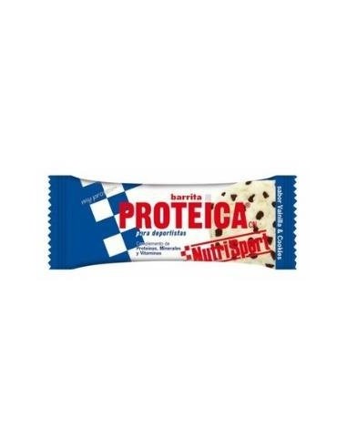 Barrita Proteica Vainilla-Cookies Caja 24Unid. Nutrisport