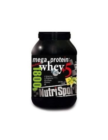 Mega Protein 5 Whey Vainilla 900Gr. Nutrisport