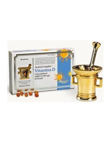 Activecomplex Vit. D 40Microgramos 1600Ui 80 Perlas Pharma Nord