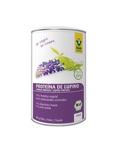 Proteina De Lupino Natural 500 Gramos Bio Sg Vegan Raab Vitalfood