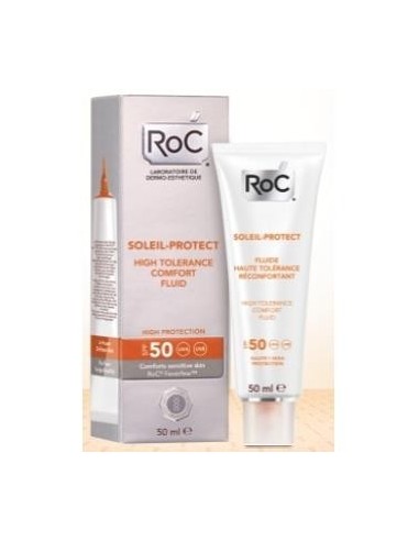 Roc Sol Fluido Dermocalmante Spf 50 50Ml. de Roc