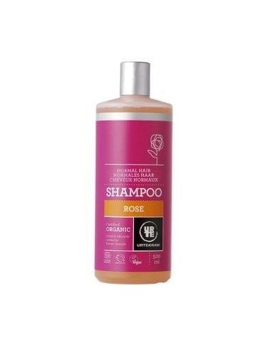 Champu Rosas Cabello Normal 500 Mililitros Eco Vegan Urtekram