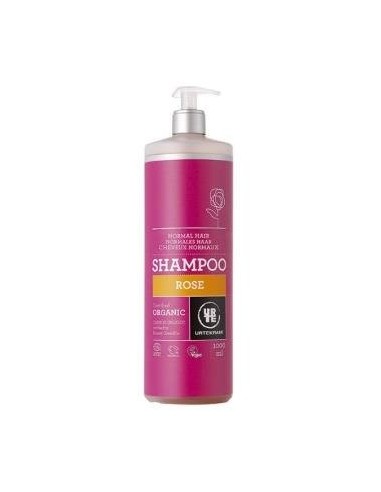 Champu Rosas Cabello Normal 1L. Eco Vegan Urtekram