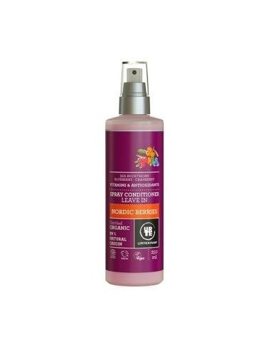 Acondicionador Frutos Rojos Spray 250 Mililitros Eco Vegan Urtekram