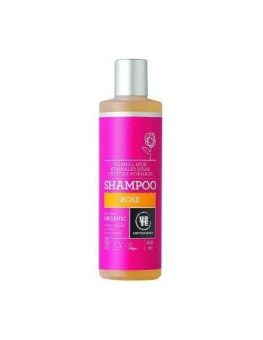 Champu Rosas Cabello Normal 250 Mililitros Eco Vegan Urtekram