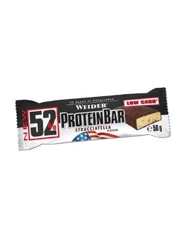 Weider Protein 52% Barritas Stracciatela 24Ud. de Weider