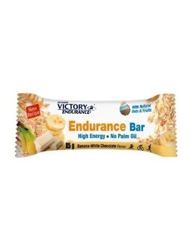 Victory Endurance Bar Chocolate Blanco-Banana 85 gr 25 uds d