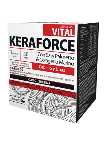 Keraforce Vital  30 Capsulas De Dietmed