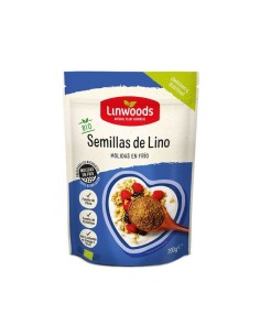 Comprar SEMILLAS DE LINO germinadas molidas 200gr. BIO de LINWOODS